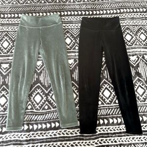 Abercrombie leggings velvet
